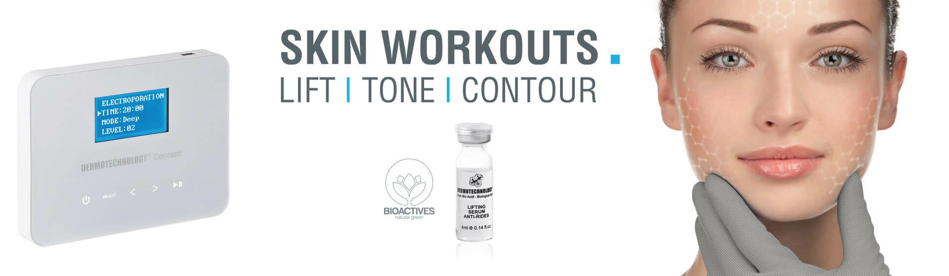 Instant FacelIft gloves by dermotechnology