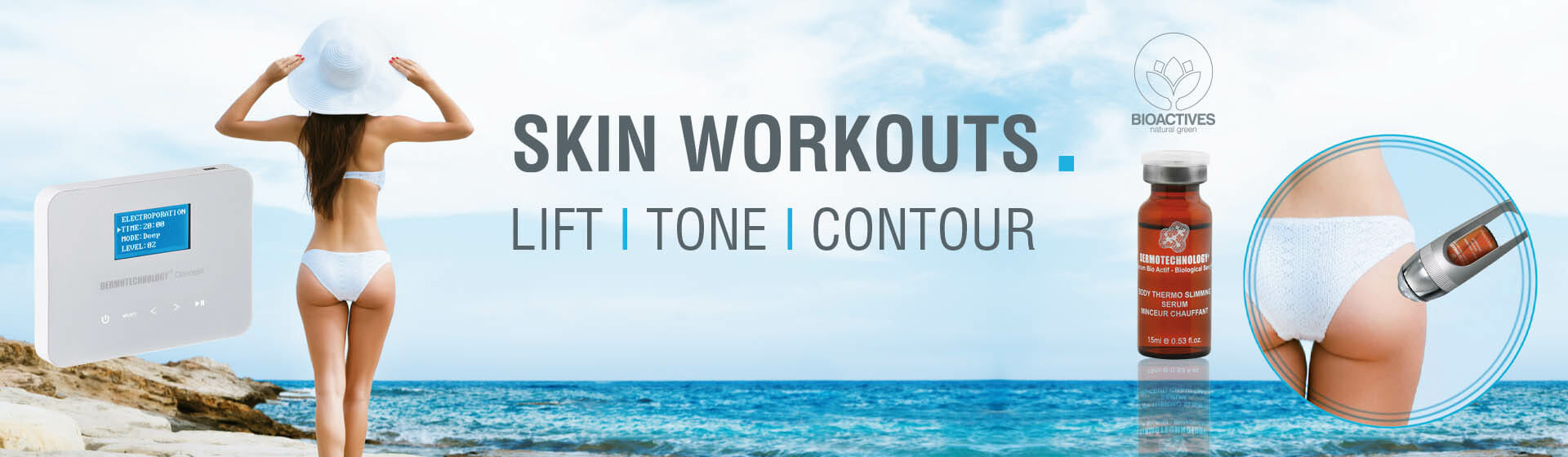 Lift tone contour body women treatemnt dermotechnology