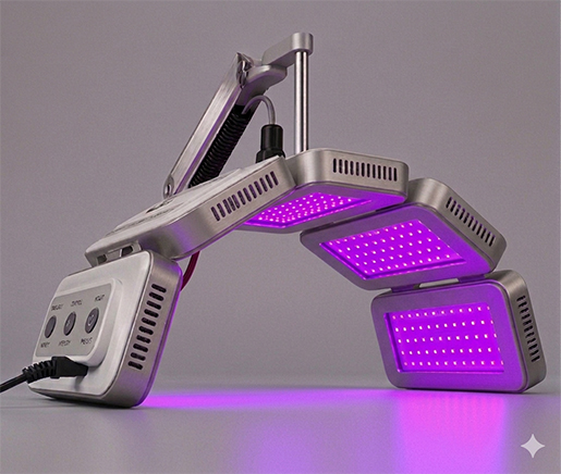 Ruby-Cell インテリジェント スカルプ LEDシステム Dermoled 7 - Dermotechnology