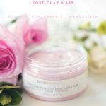 Rose clay mask display